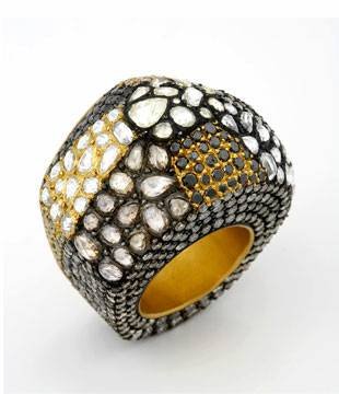 Δαχτυλίδι από χρυσό gilver και διαμάντια