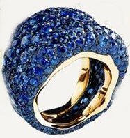 Δαχτυλίδι Faberge με ζαφείρια