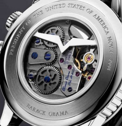 Μηχανικό ρολόι δώρο στον πρόεδρο των Η.Π.Α.