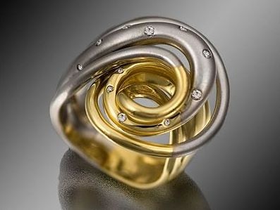 Δαχτυλίδι από χρυσό και πλατίνα