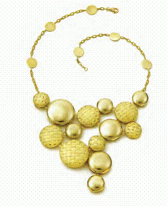 Κολιέ από κίτρινο χρυσό από την έκθεση Vicenza oro