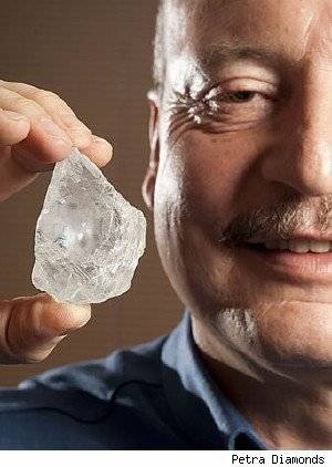 Ανεπεξέγαστο διαμάντι από το ορυχείο Cullian. 