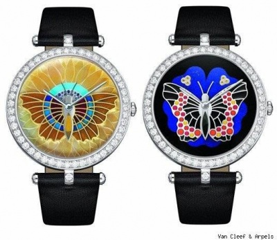 Ρολόγια Van Cleef & Arpels με θέμα τις πεταλούδες
